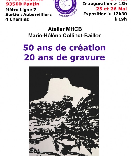 Marie-Hélène COLLINET-BAILLON Création-Gravure / Pantin